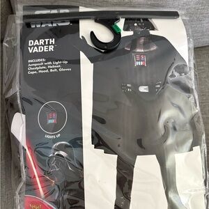 Spirit Darth Vader Child Costume - Black with Red Accents